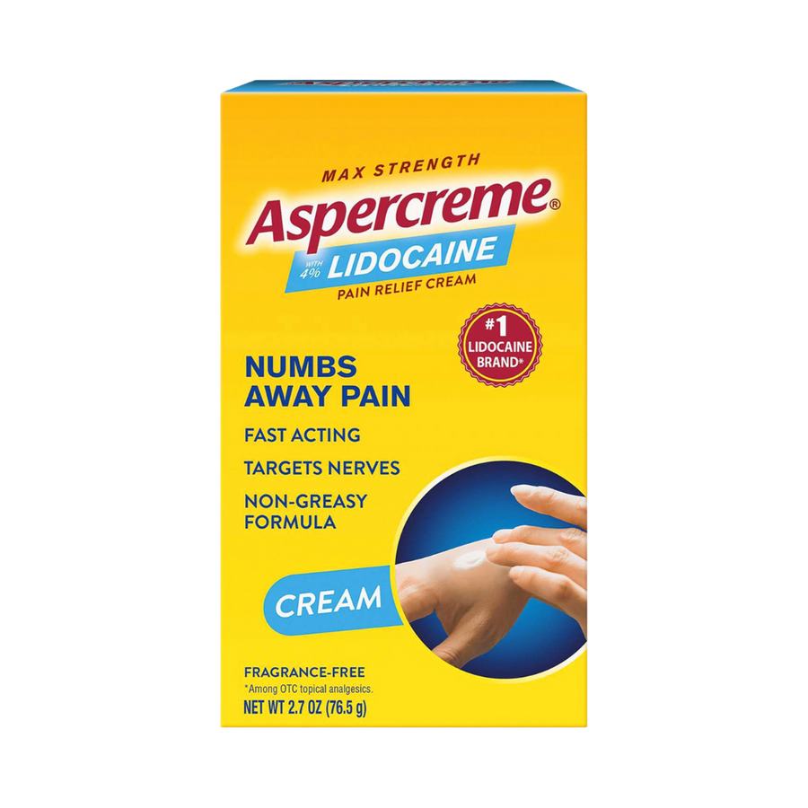 Aspercreme® Topical Pain Relief 4% Strength Lidocaine Cream
